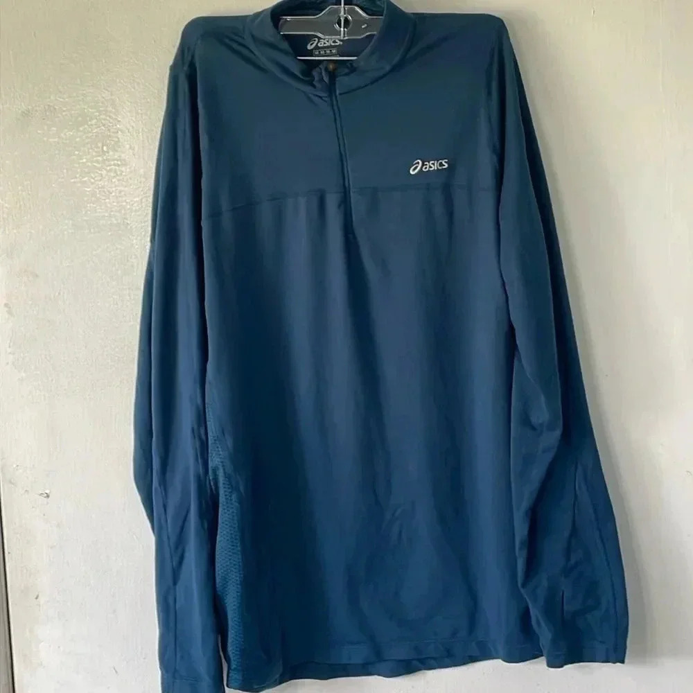 ASICS quarter zip running long sleeve